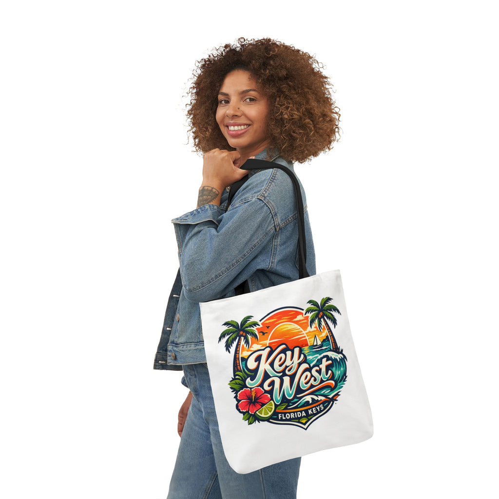 Key West Sunset Canvas Tote