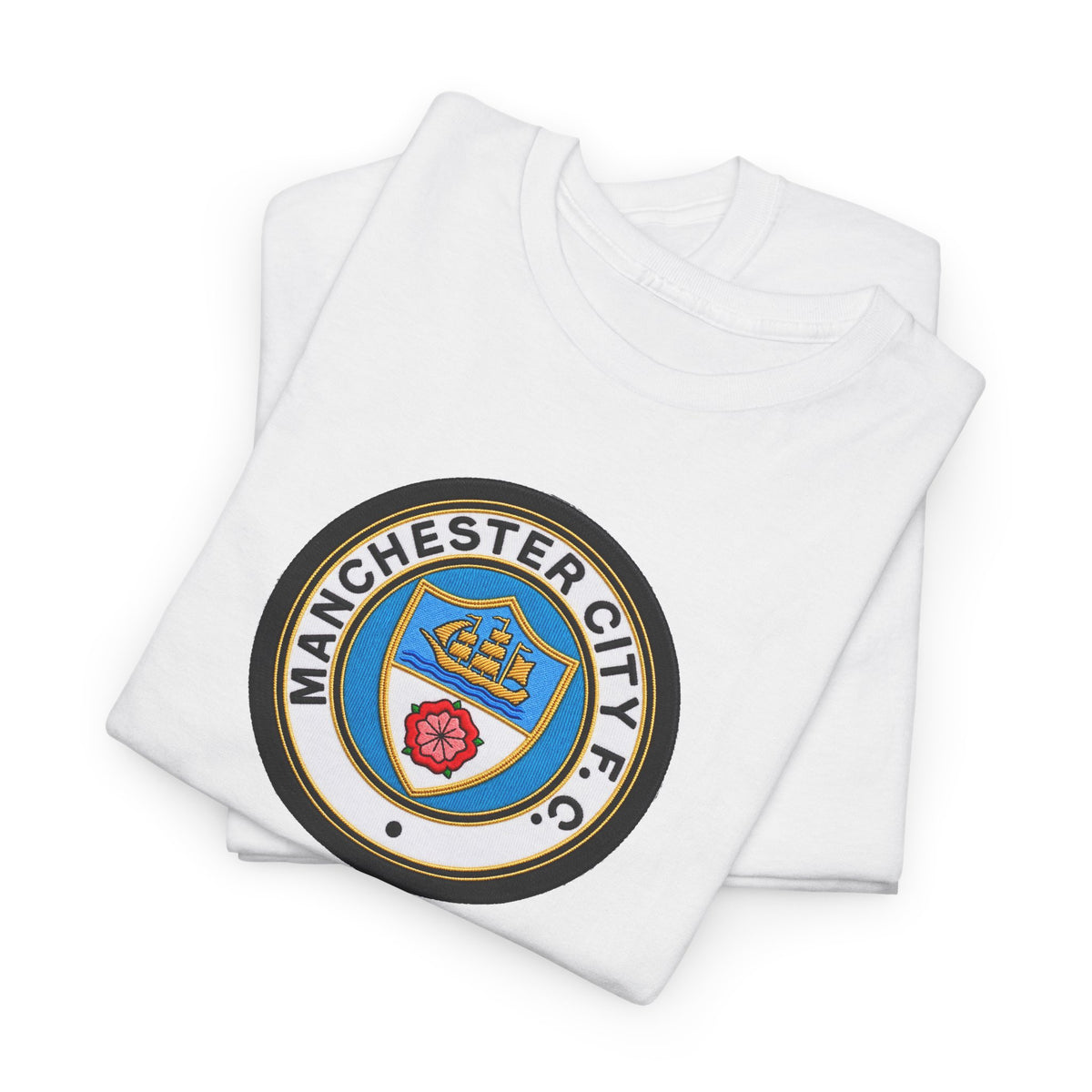 Manchester City inspired Unisex Heavy Cotton Tee