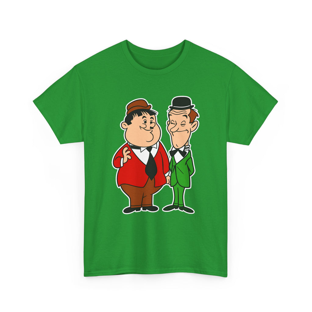 Comedy Duo Vintage Cartoon Cotton T-Shirt