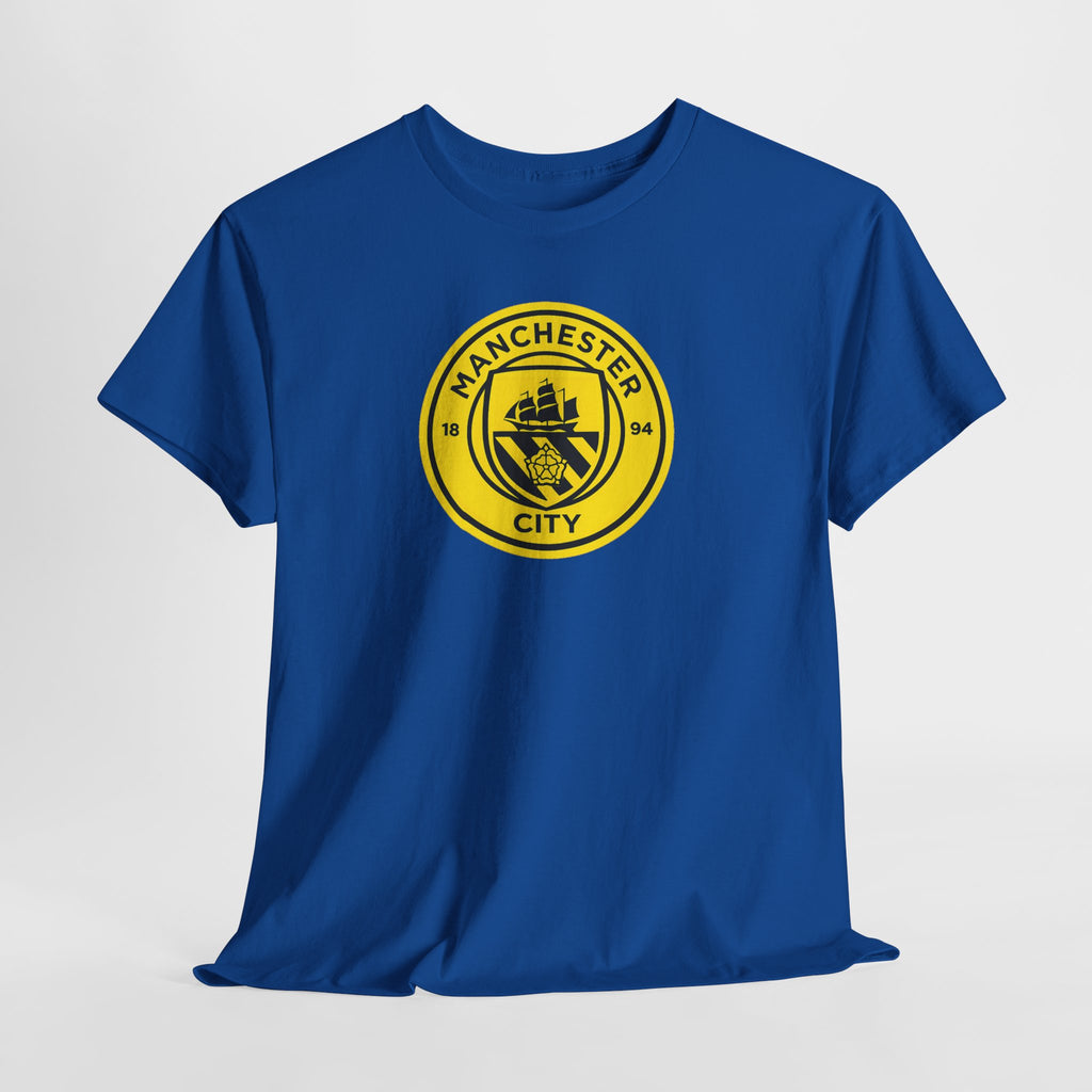 Manchester City Yellow Crest T-Shirt