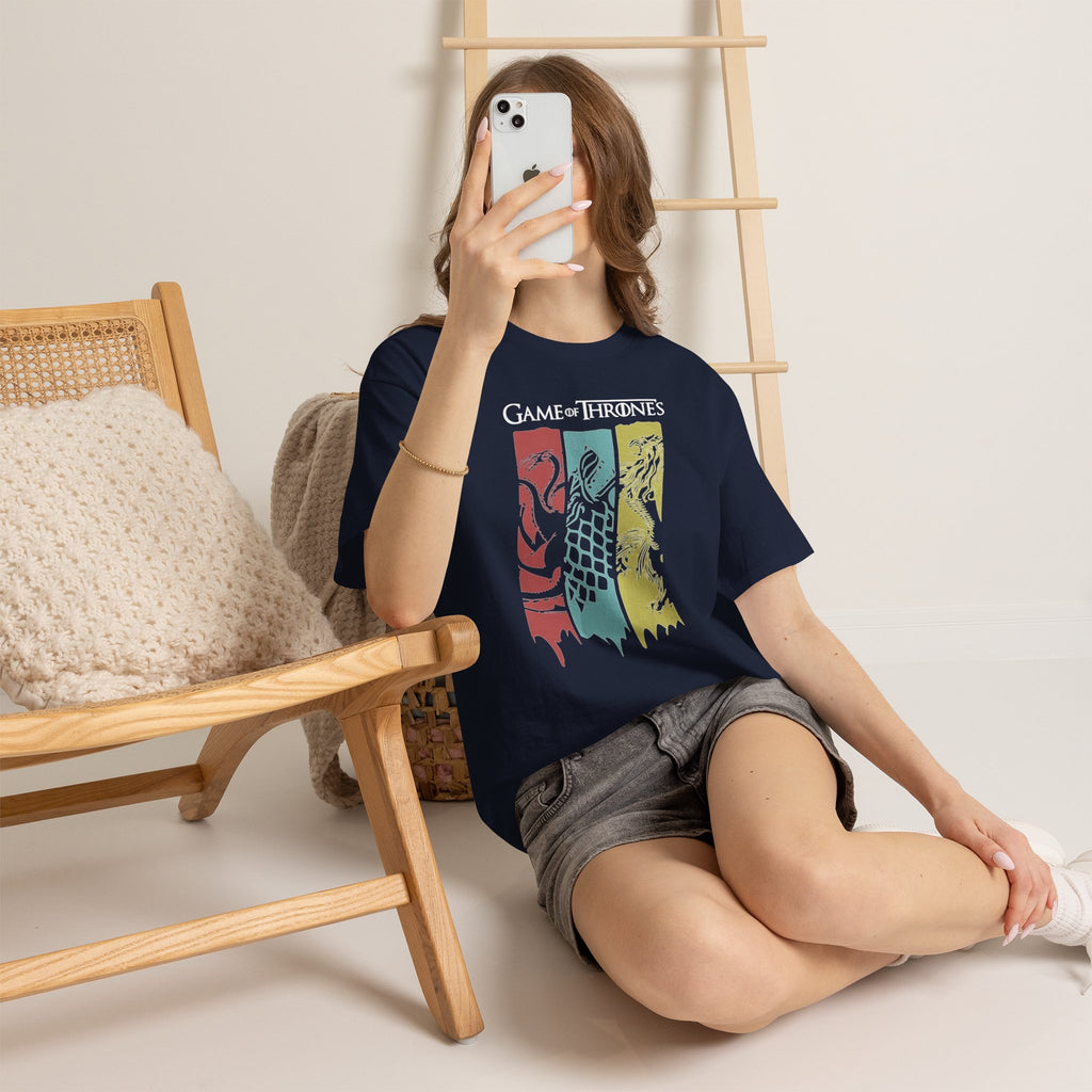 Game of Thrones House Sigils T-Shirt — Stark Lannister Tully Banner Tee
