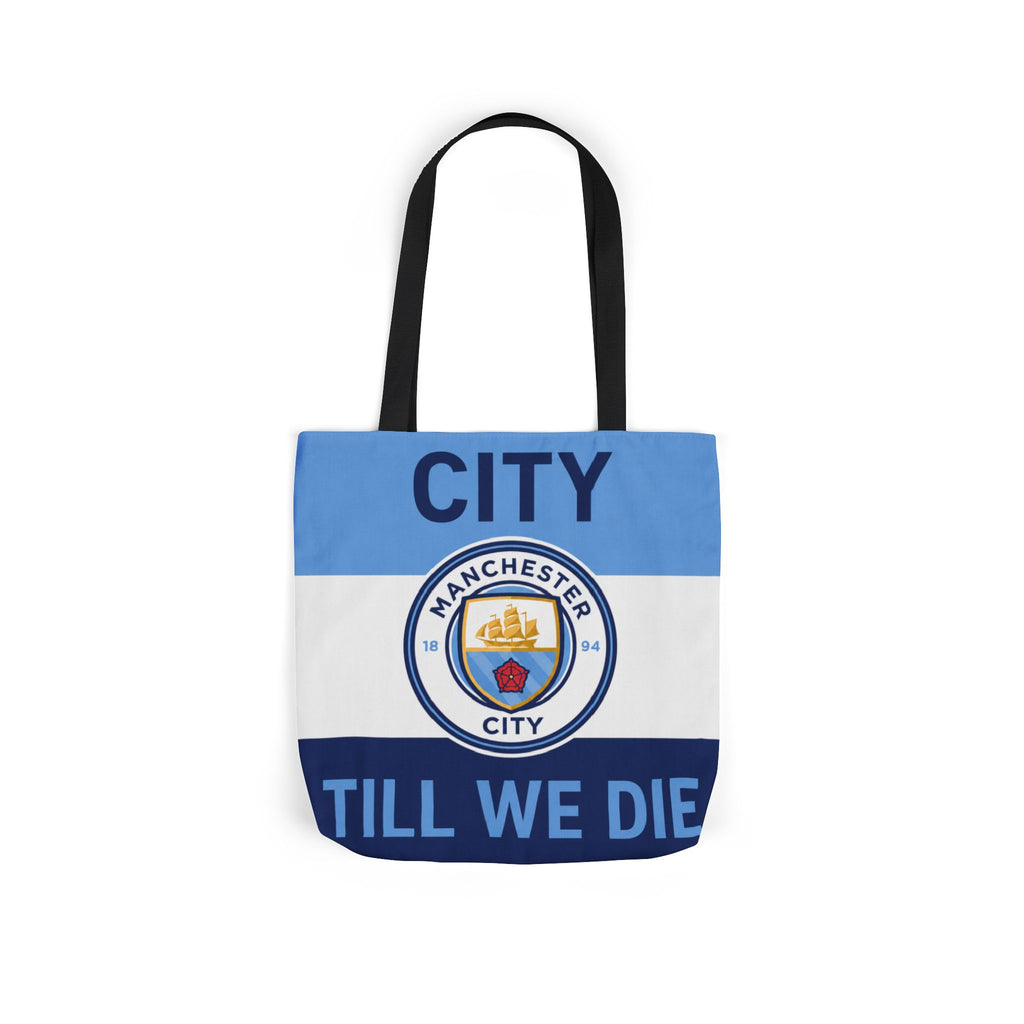 City Till We Die Unofficial Canvas Tote Bag — Manchester Football Fan Bag