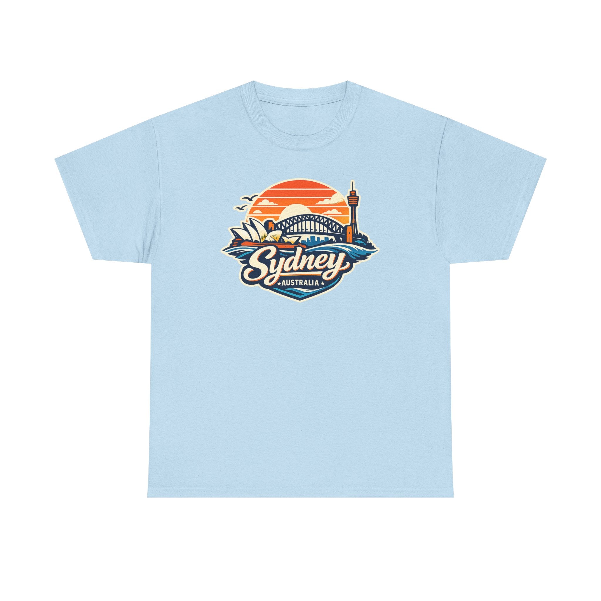 Sydney Australia Sunset Tee — Vintage Coastal Travel T‑Shirt