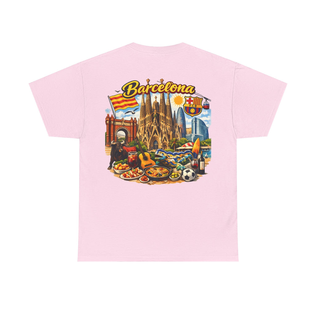 Barcelona Souvenir T‑Shirt — Vintage City Collage Tee