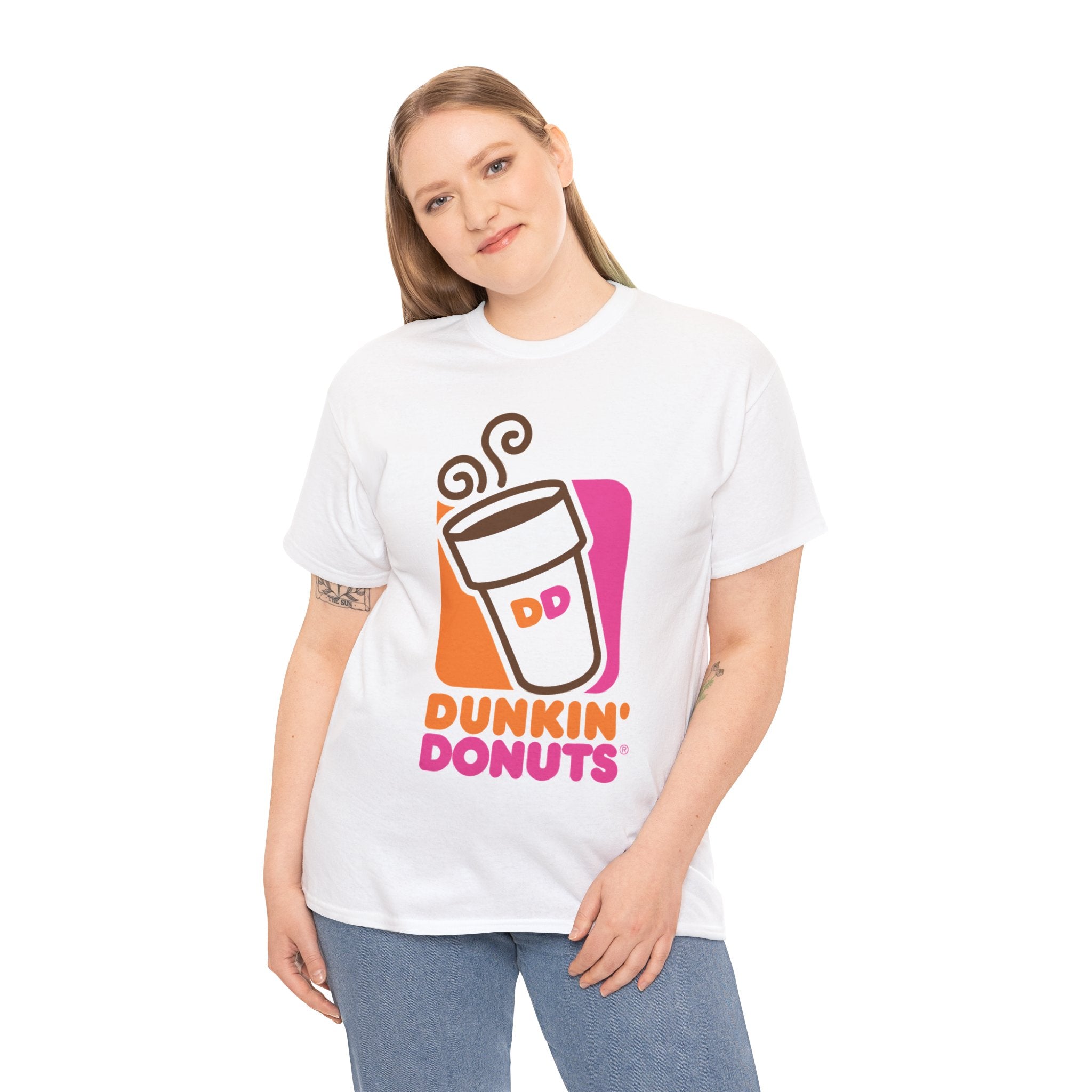 Dunkin Donuts Coffee Logo Tee — Dunkin' Donuts Inspired Logo T-Shirt
