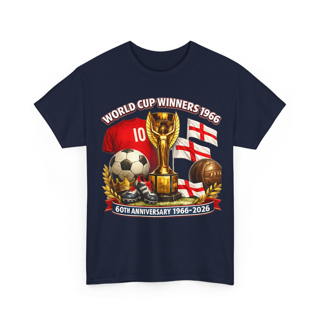 1966 World Cup Winners T‑Shirt — 60th Anniversary England Football Tribute