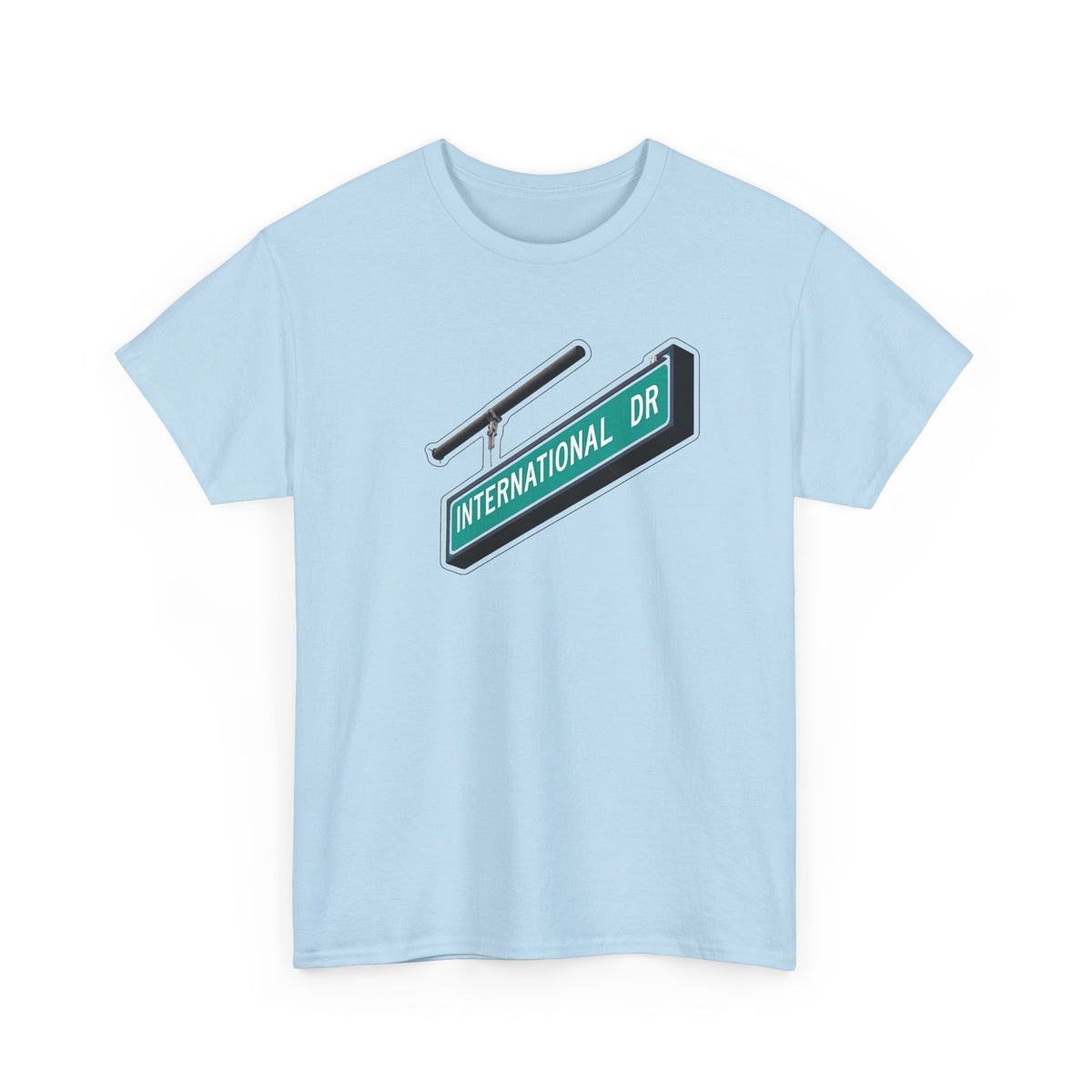 International Dr Street Sign Cotton T-Shirt