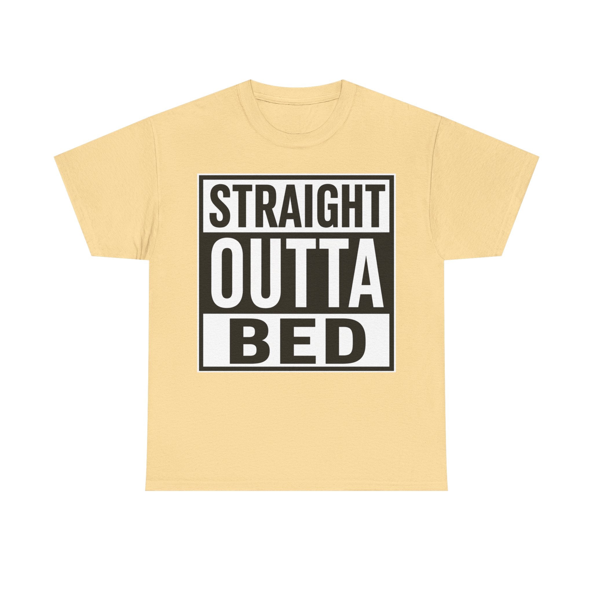Straight Outta Bed T-Shirt — Funny Morning Graphic Tee