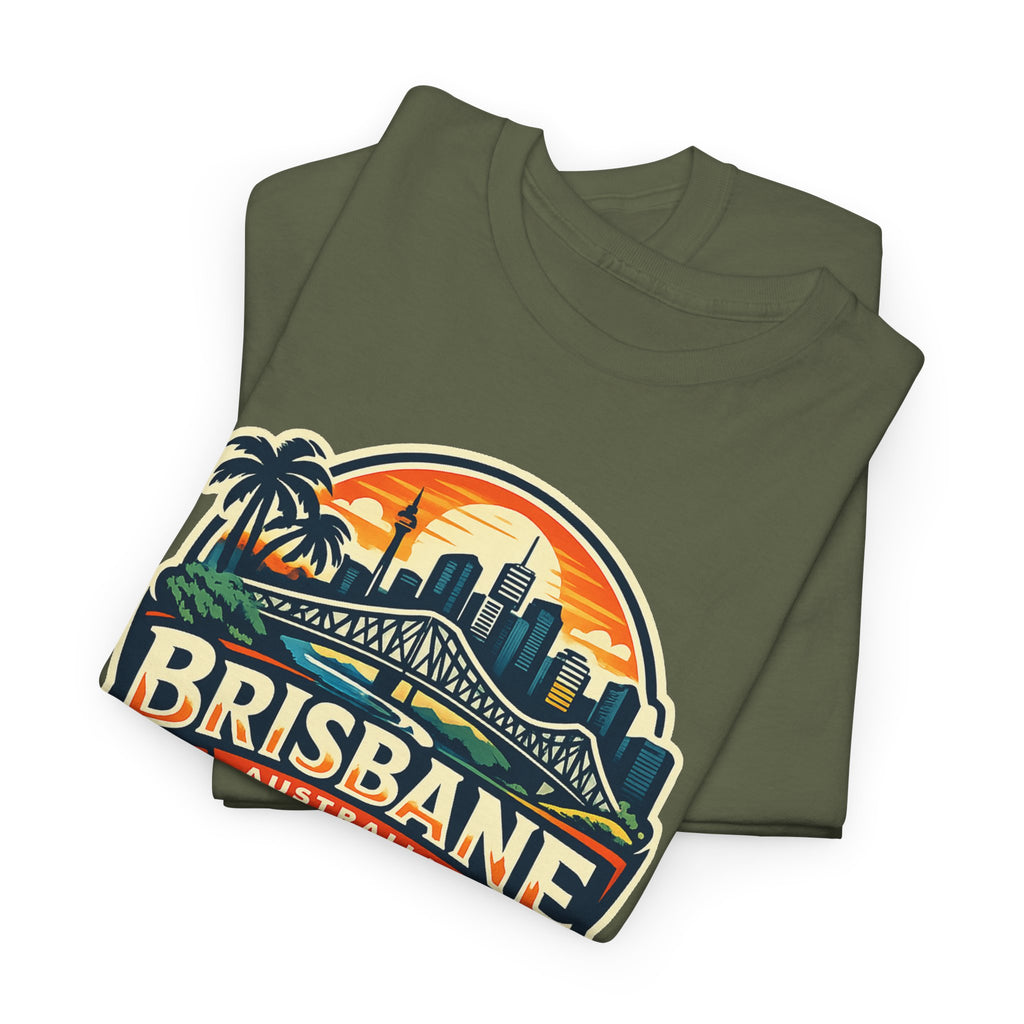Brisbane Australia Vintage Sunset T-Shirt