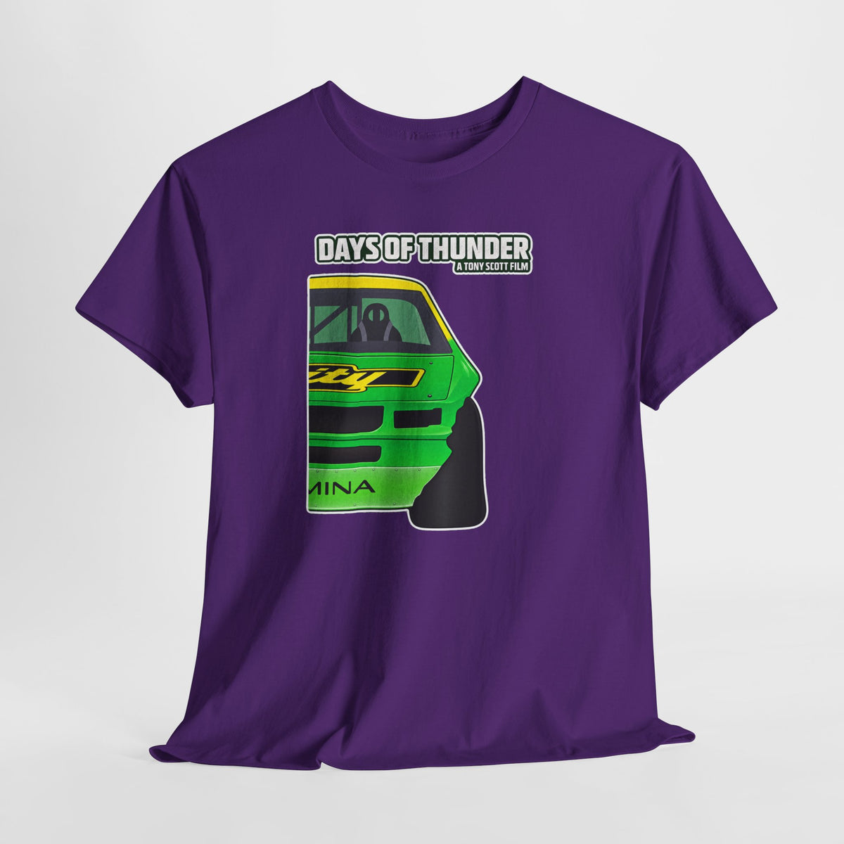 Days of Thunder Racing Car T‑Shirt — Retro Green Muscle Car Tee