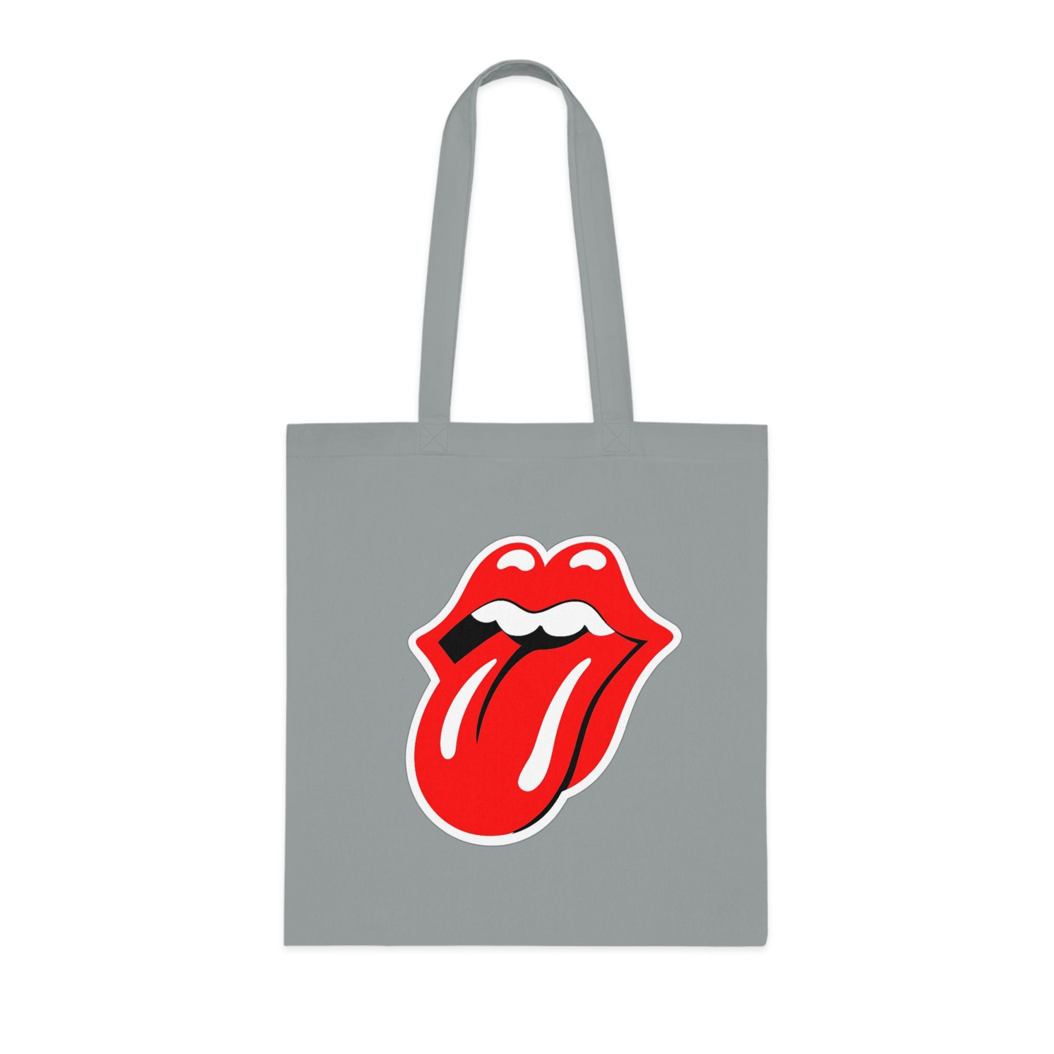 Rock Red Tongue Graphic Tote Bag
