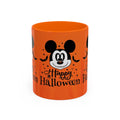 Halloween Mickey Mouse Orange Coffee Mug - "Happy Halloween" 11/15oz