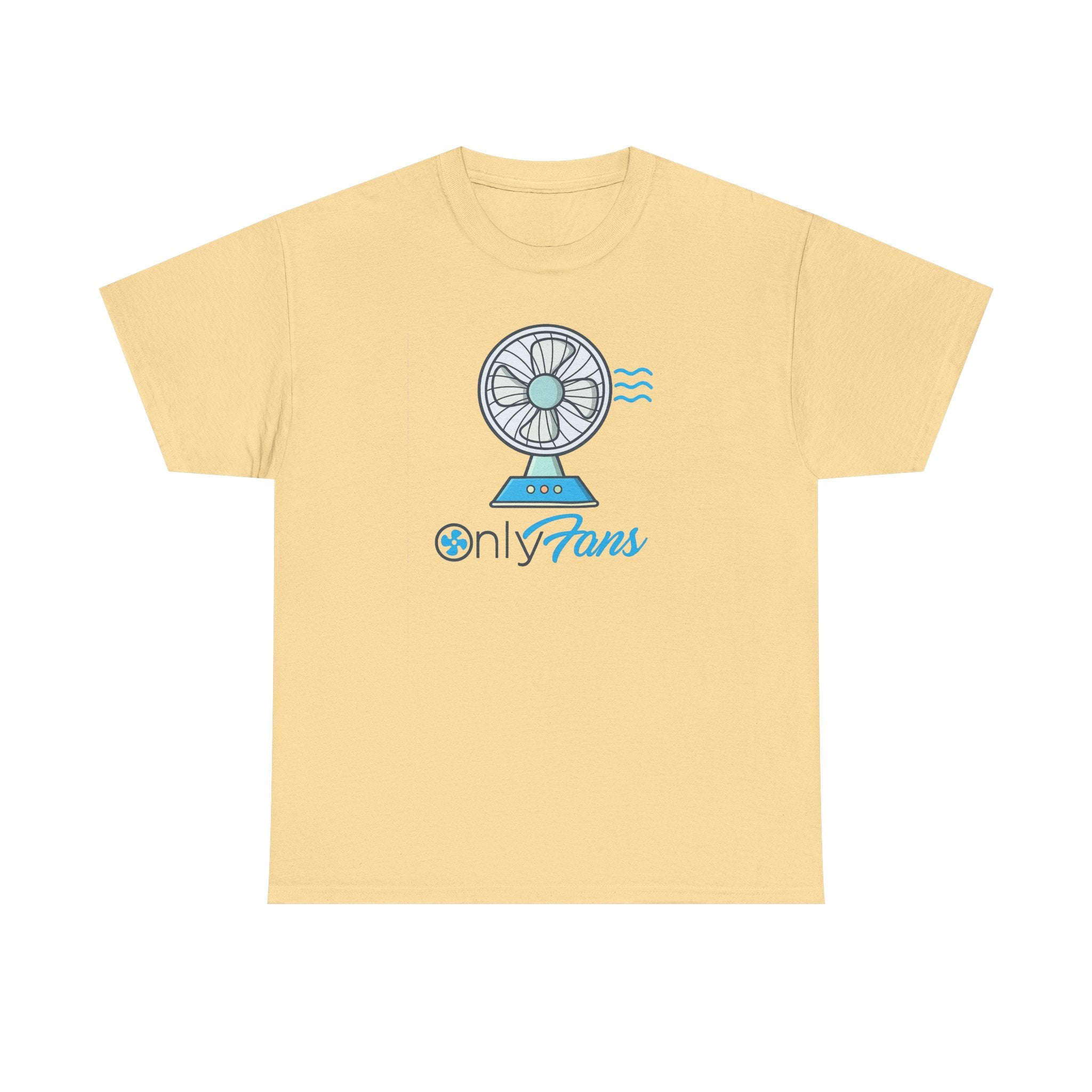 Only Fans Graphic Tee — Cute Fan Illustration Novelty T-Shirt