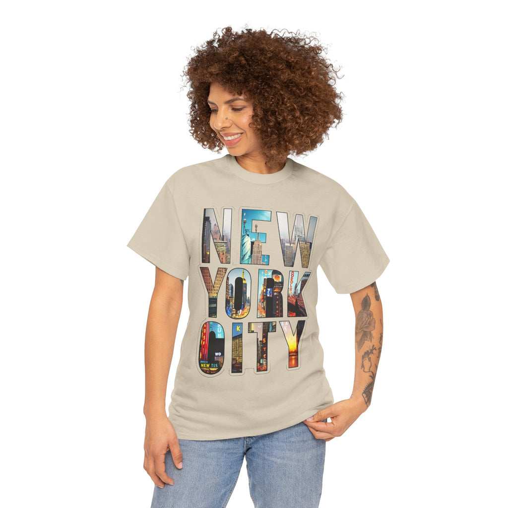 New York City Photo-Block Tee — Vintage Skyline Graphic T-Shirt