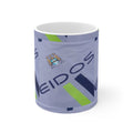 Manchester City 1999 Retro Jersey Pattern Ceramic Coffee Mug — Football Fan Gift (11oz, 15oz)