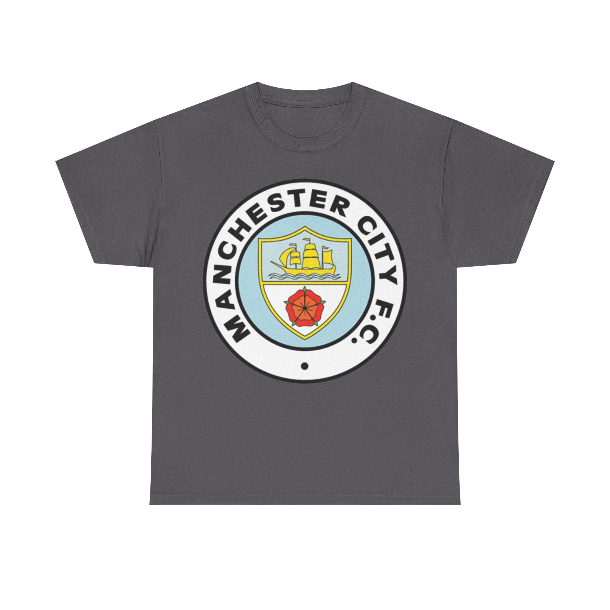 Manchester City F.C. Retro Crest T-Shirt – Retro Football Fan Tee