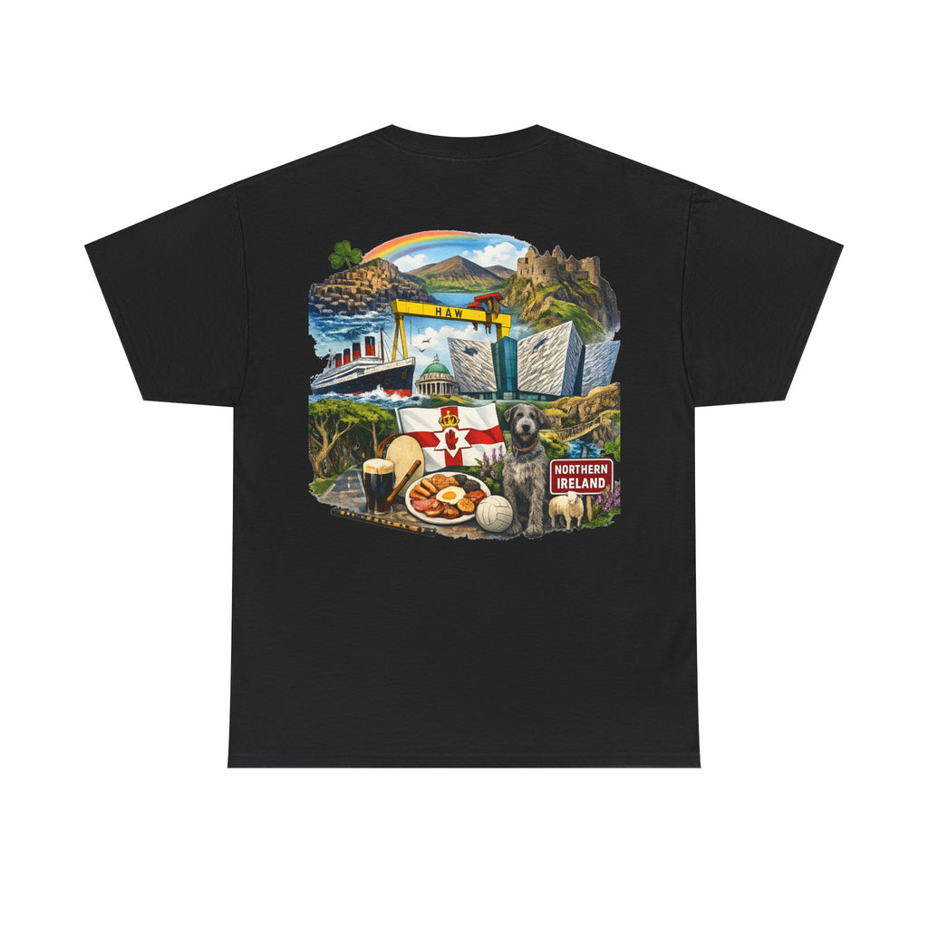 Northern Ireland Collage Tee — "Make Northern Ireland Great Again" Graphic T-Shirt