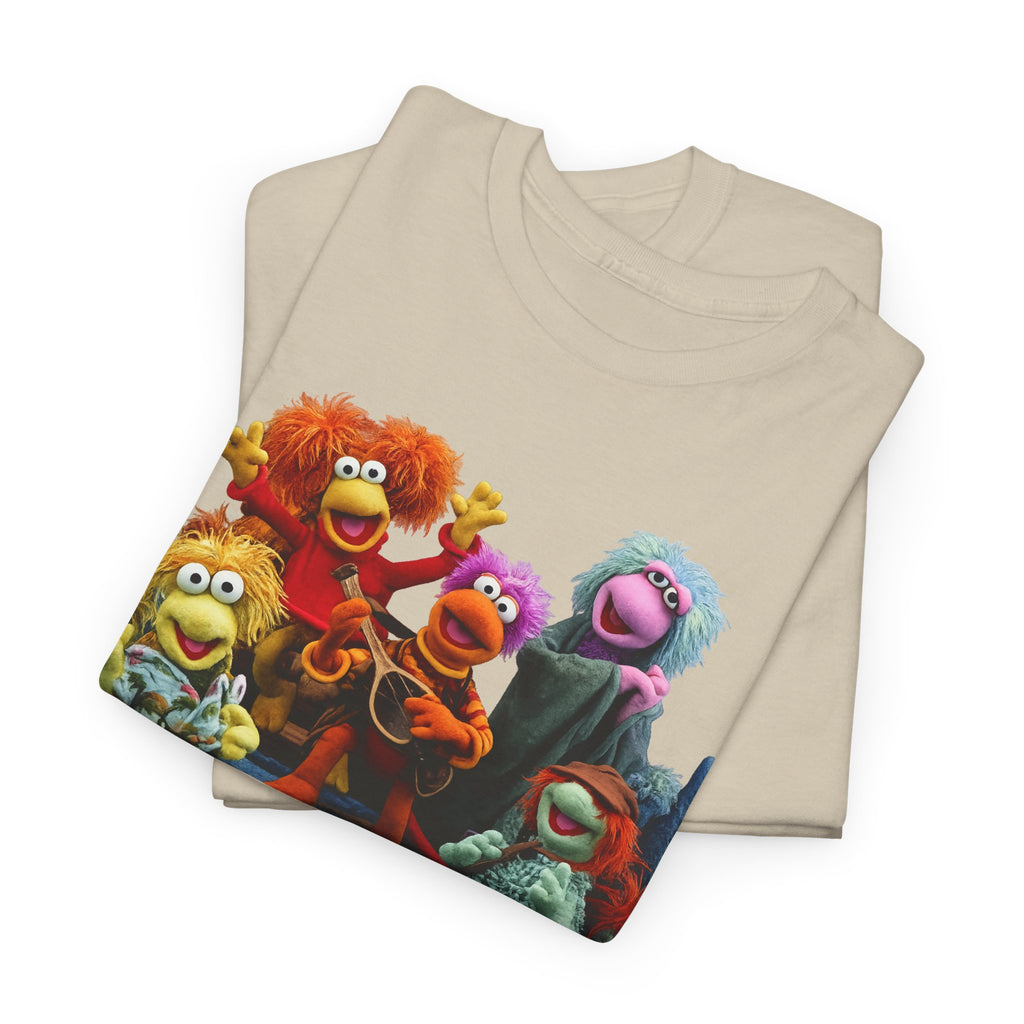 Fraggle Rock Muppet Crew Graphic Tee — Vintage Puppet Group T-Shirt
