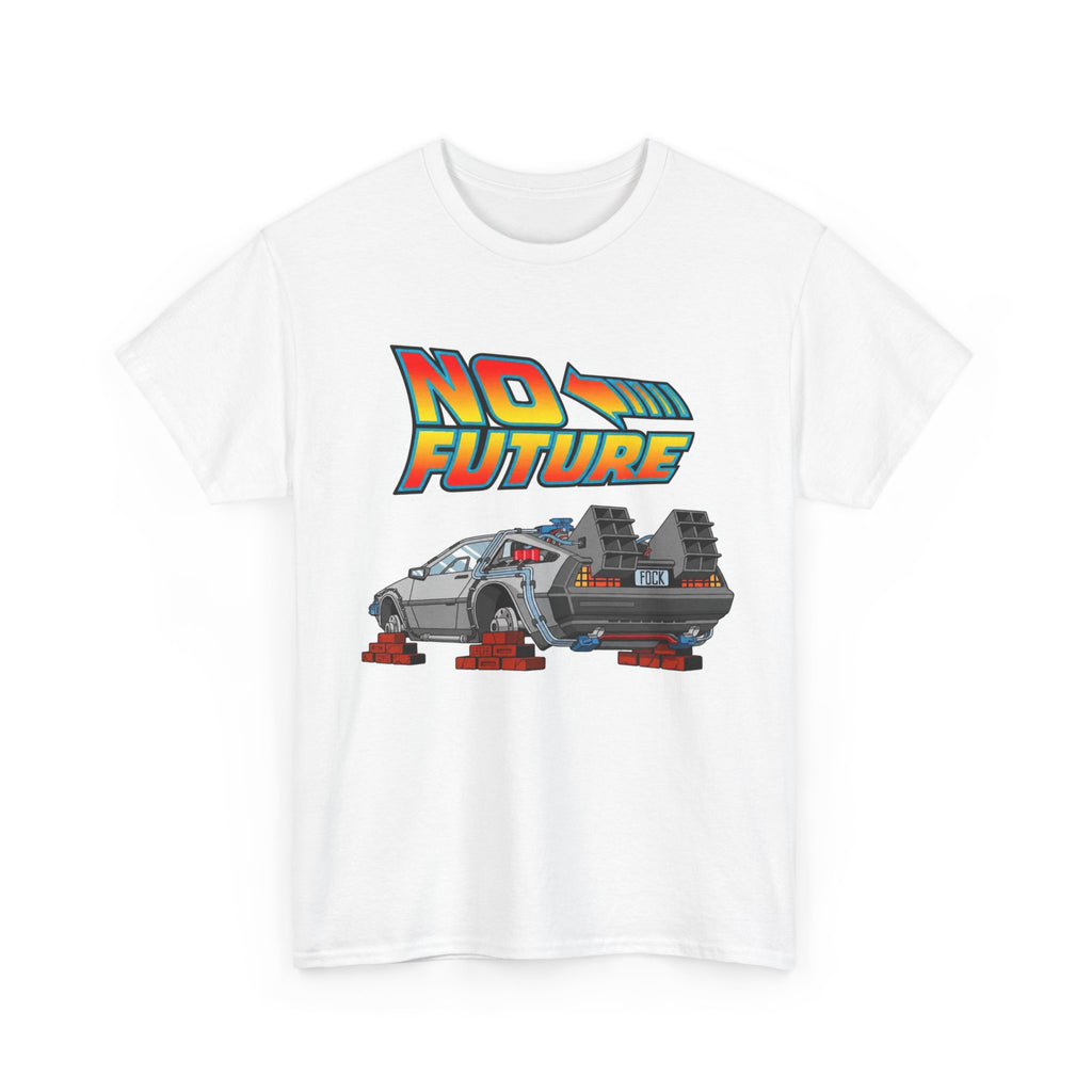 No Future DeLorean Cotton T-Shirt