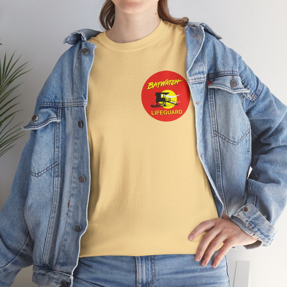 Baywatch Lifeguard Graphic Cotton T-Shirt