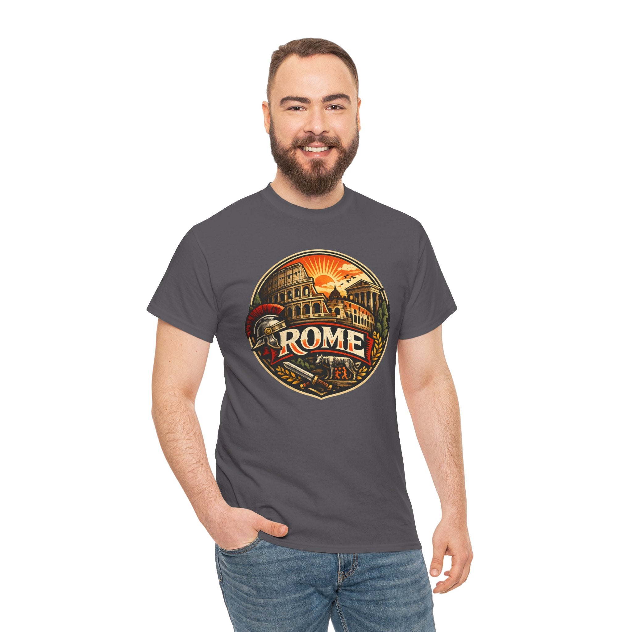 Rome Vintage Graphic Tee — Retro Italy Travel T-Shirt