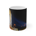 Space Shuttle Night Launch Ceramic Mug — NASA Rocket Coffee Cup (11oz/15oz)