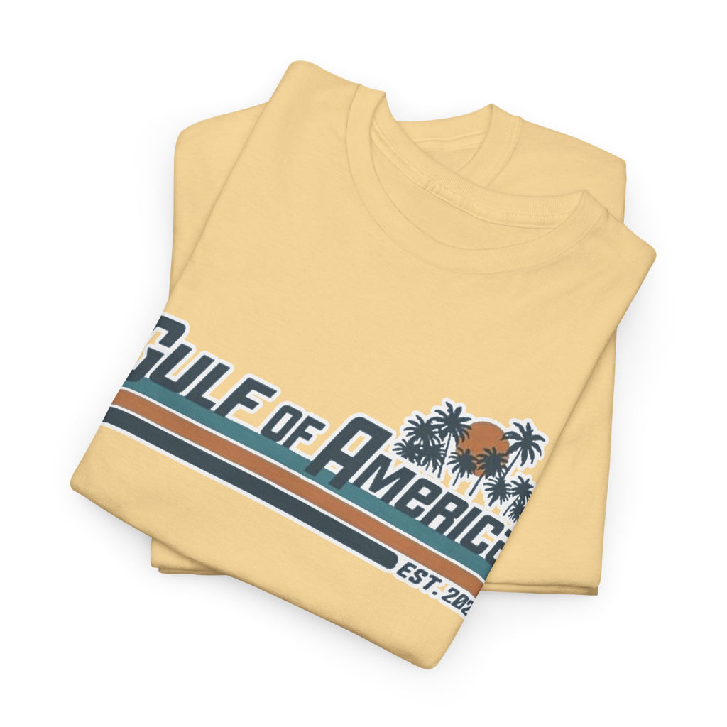 Gulf of America Vintage Surf Tee — Retro Beach Logo T-Shirt