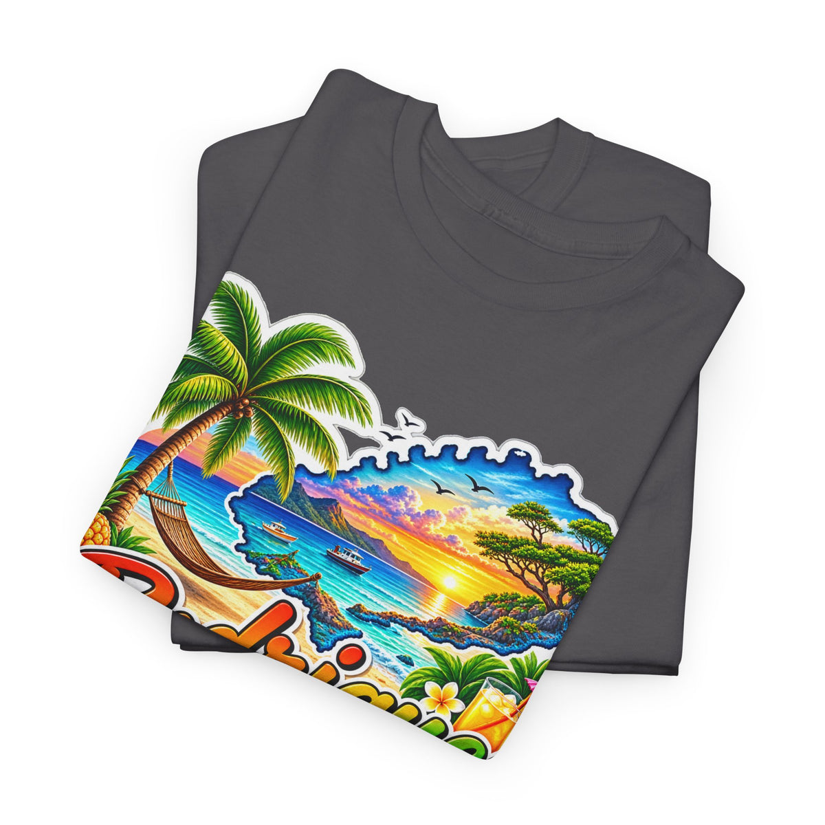 Rodrigues Island Tropical Tee — "Relax Your Soul" Beach Vacation T-Shirt