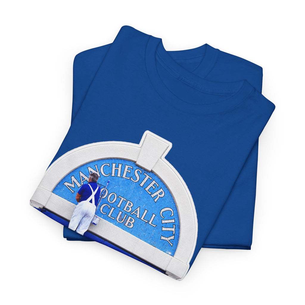 Manchester City Maine Road Inspired Cotton T-Shirt