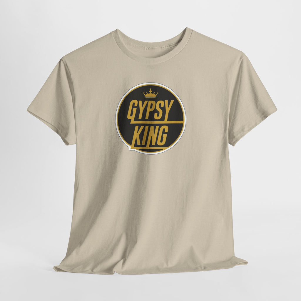 Gypsy King Graphic Tee — Retro Black & Gold Crown Logo T‑Shirt