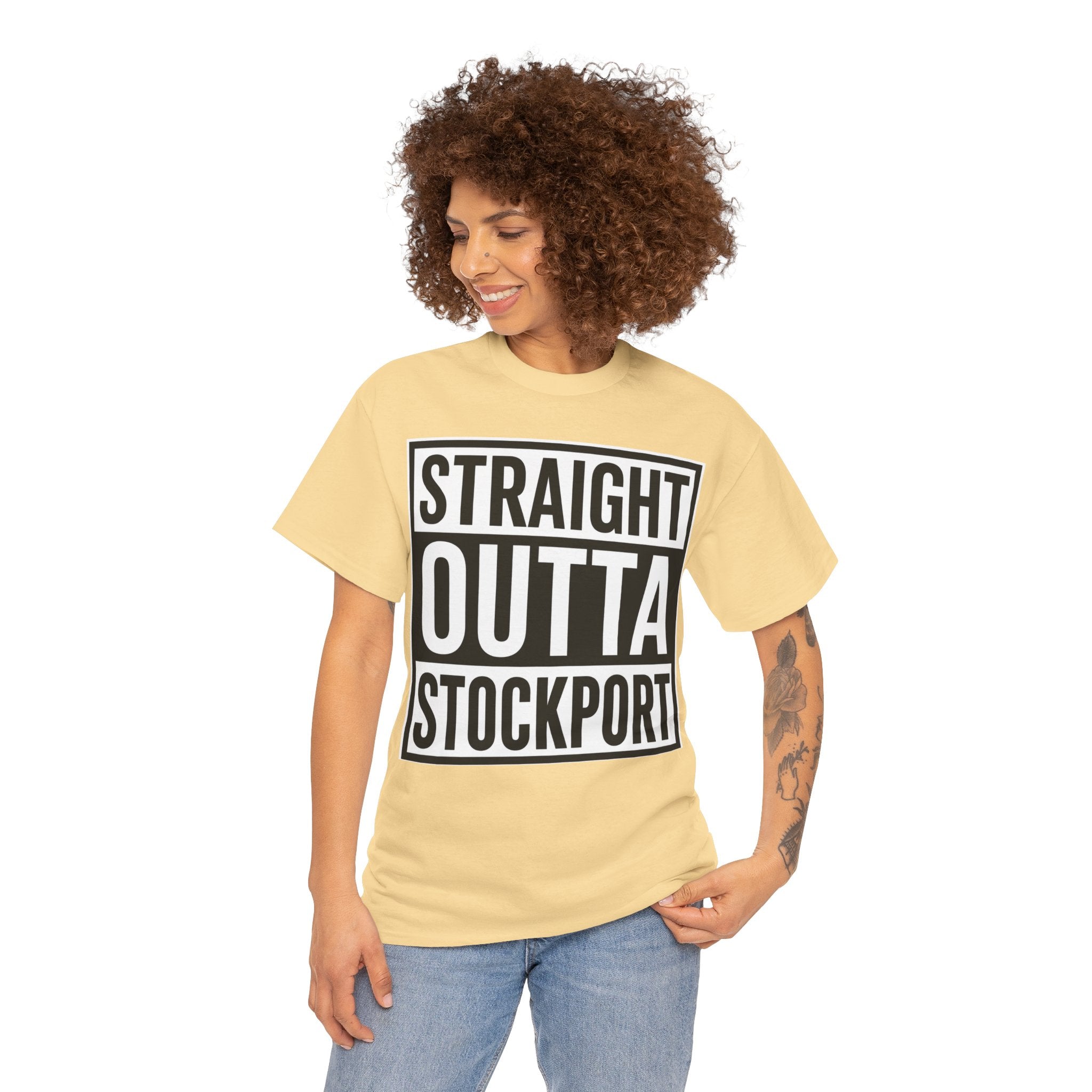 Straight Outta Stockport T-Shirt — Bold City Pride Tee