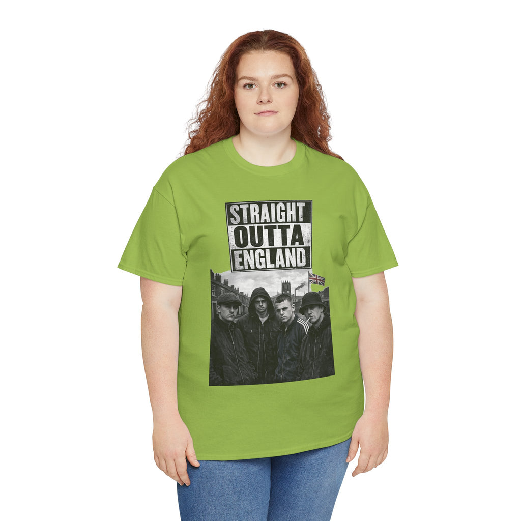 Straight Outta England T-Shirt — Retro Band Photo Tee