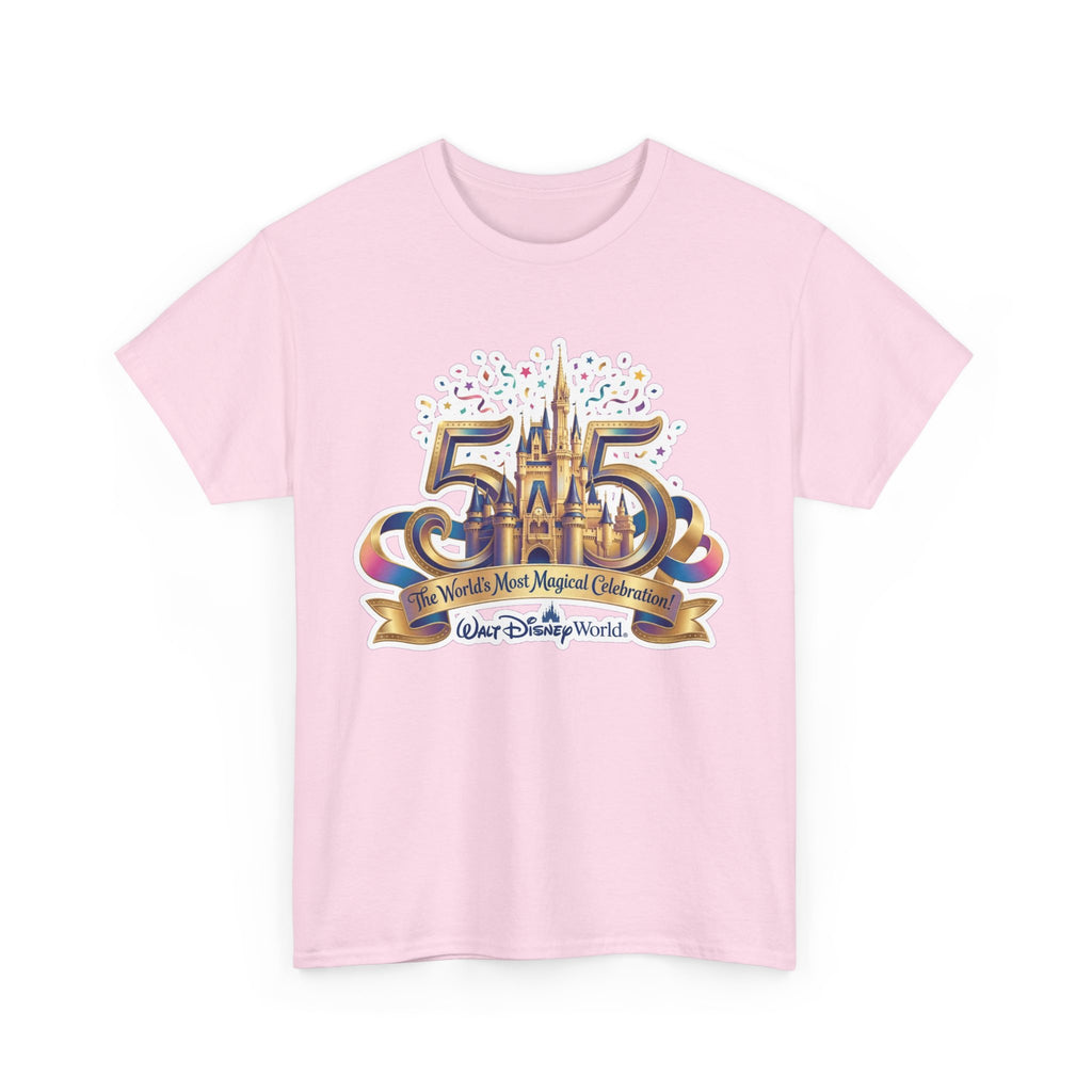 Disney World 50th Anniversary Castle Tee — 'The World's Most Magical Celebration' Souvenir T-Shirt