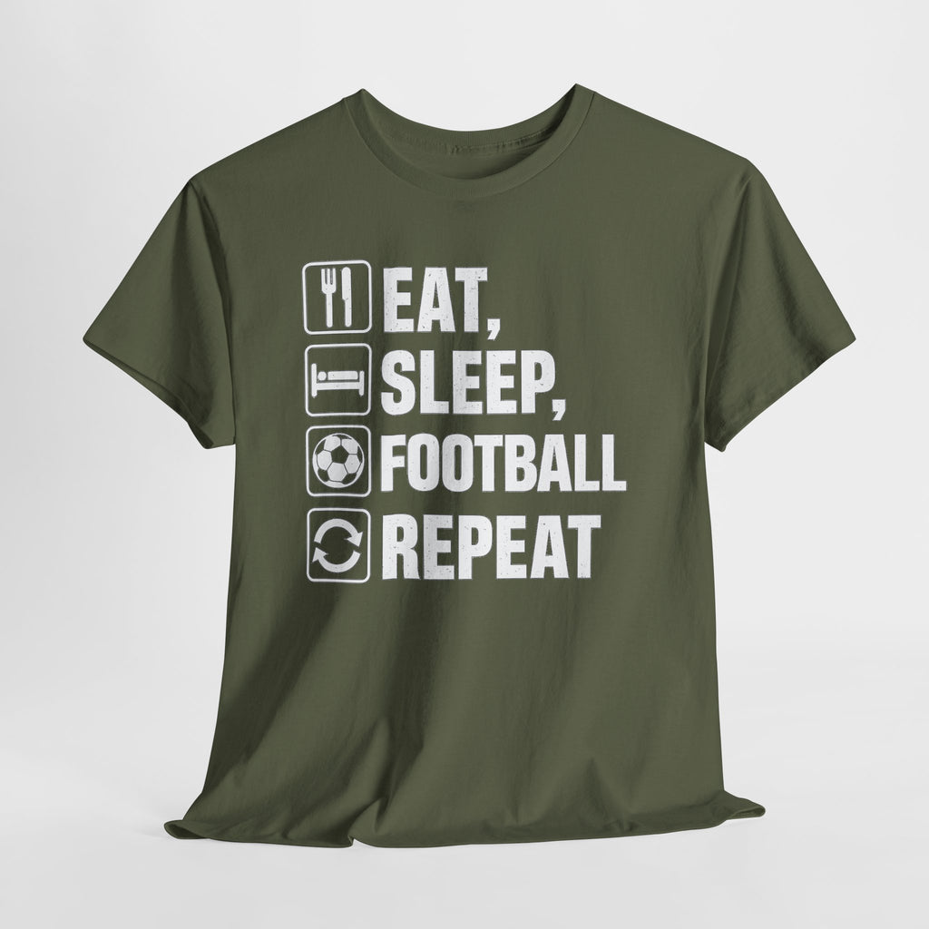 Football Eat Sleep Repeat T-Shirt