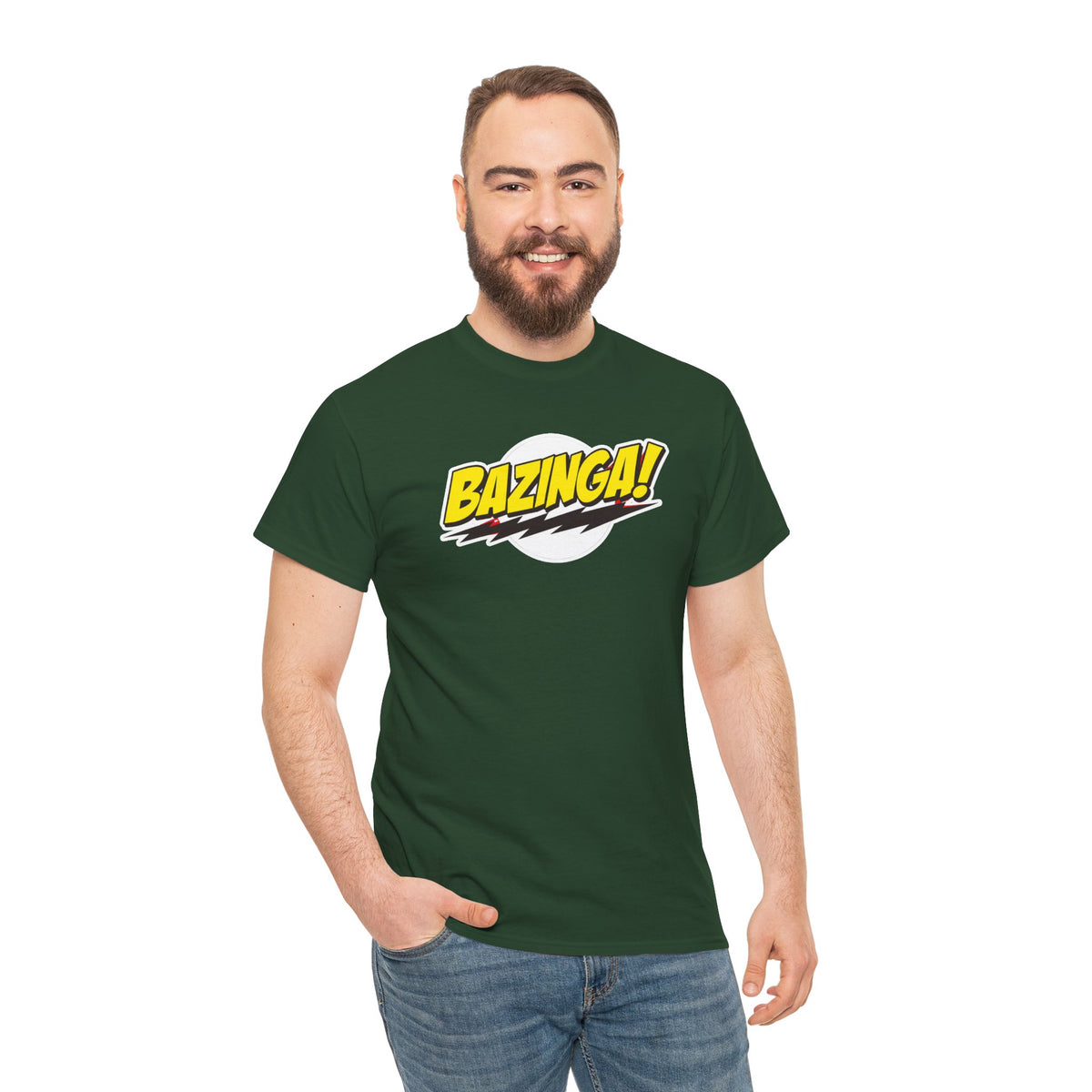 Bazinga! Graphic Cotton T-Shirt