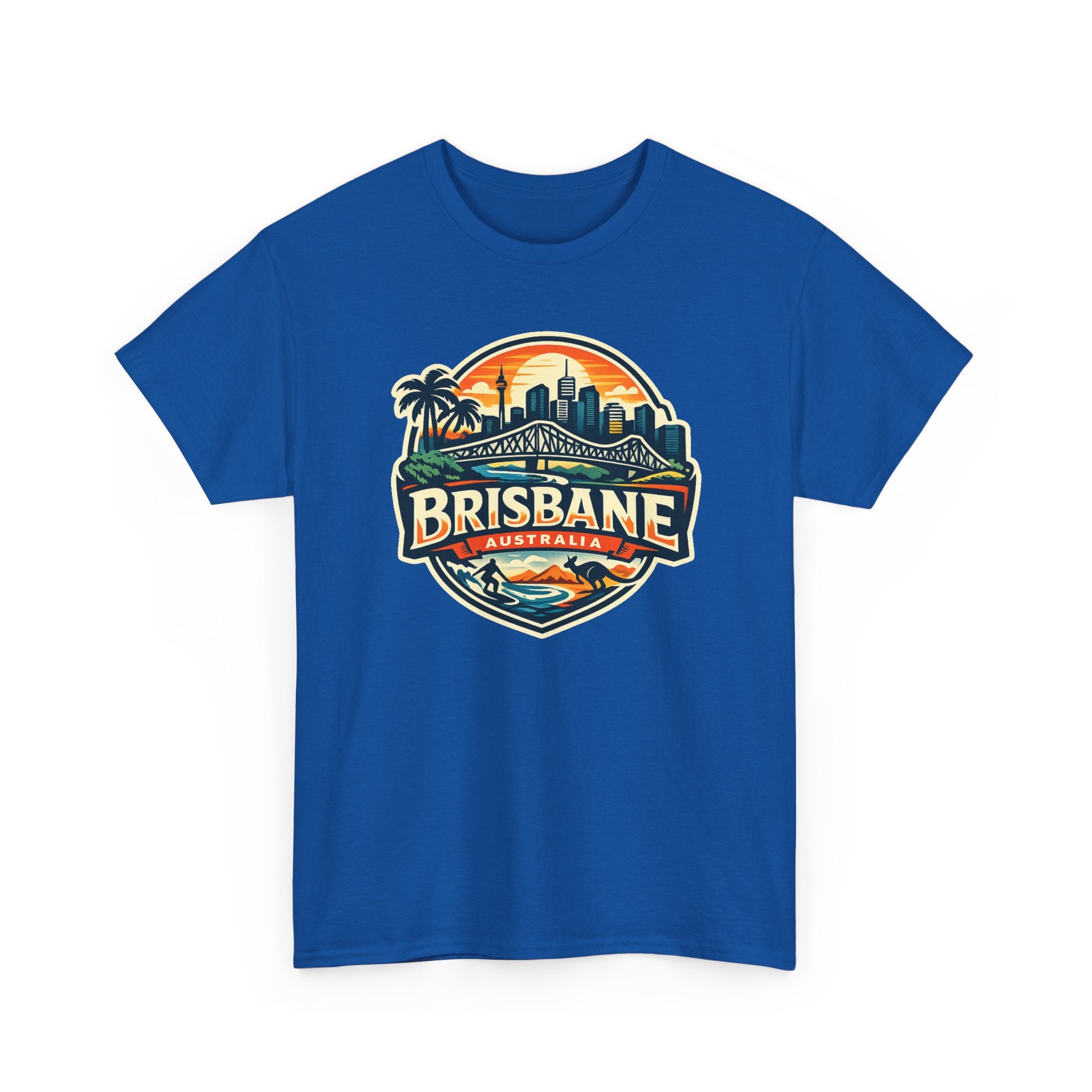 Brisbane Australia Vintage Sunset T-Shirt