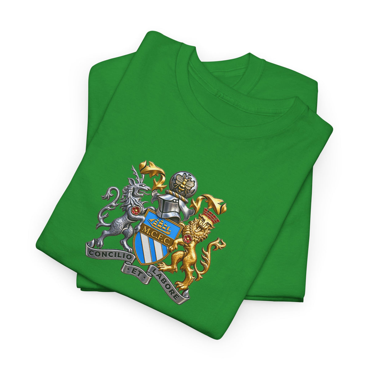 Manchester City Coat of Arms Unisex Heavy Cotton Tee
