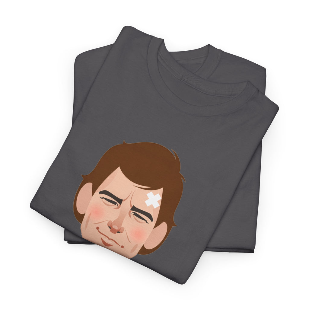 Bryan Robson Manchester United Legend Portrait Cotton T-Shirt