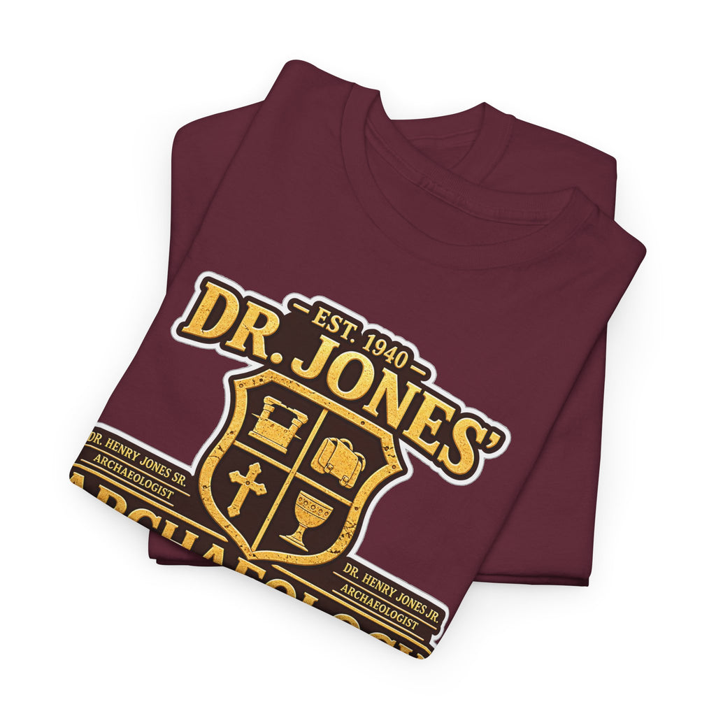 Dr. Jones Archaeology Vintage Adventure Cotton T-Shirt