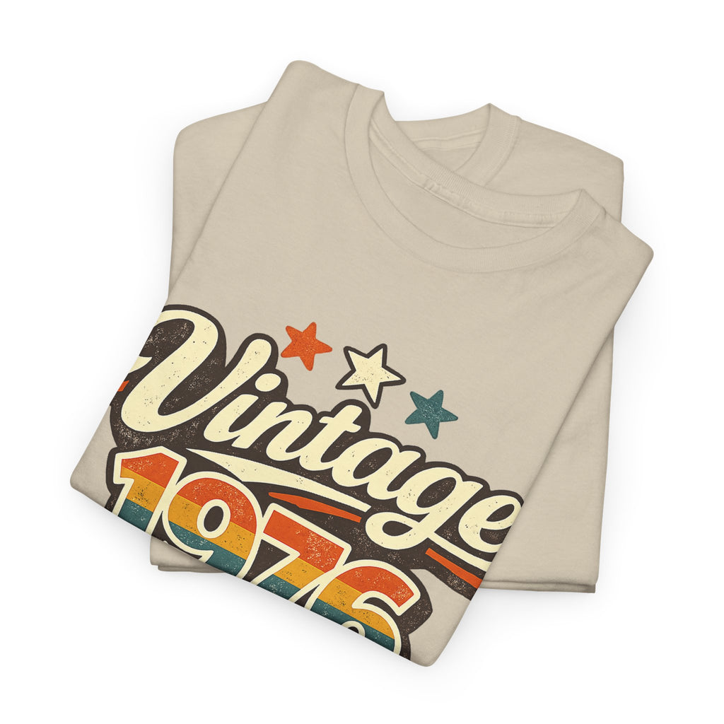 Vintage 1976 Retro Graphic Tee — Classic Birthday or Anniversary Gift