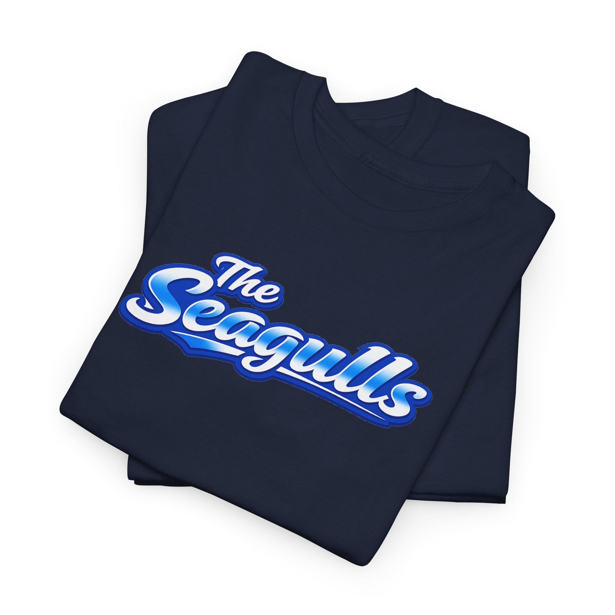 Seagulls Football Script Logo Cotton T-Shirt