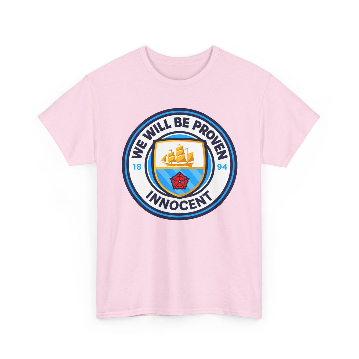 “We Will Be Proven Innocent” Justice Manchester City Cotton T-Shirt