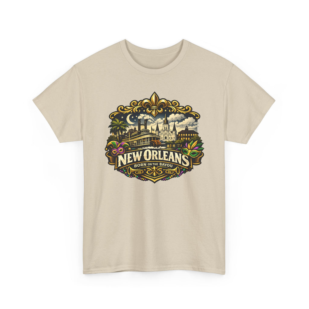 New Orleans Vintage Badge Tee — Crescent City Souvenir T-Shirt