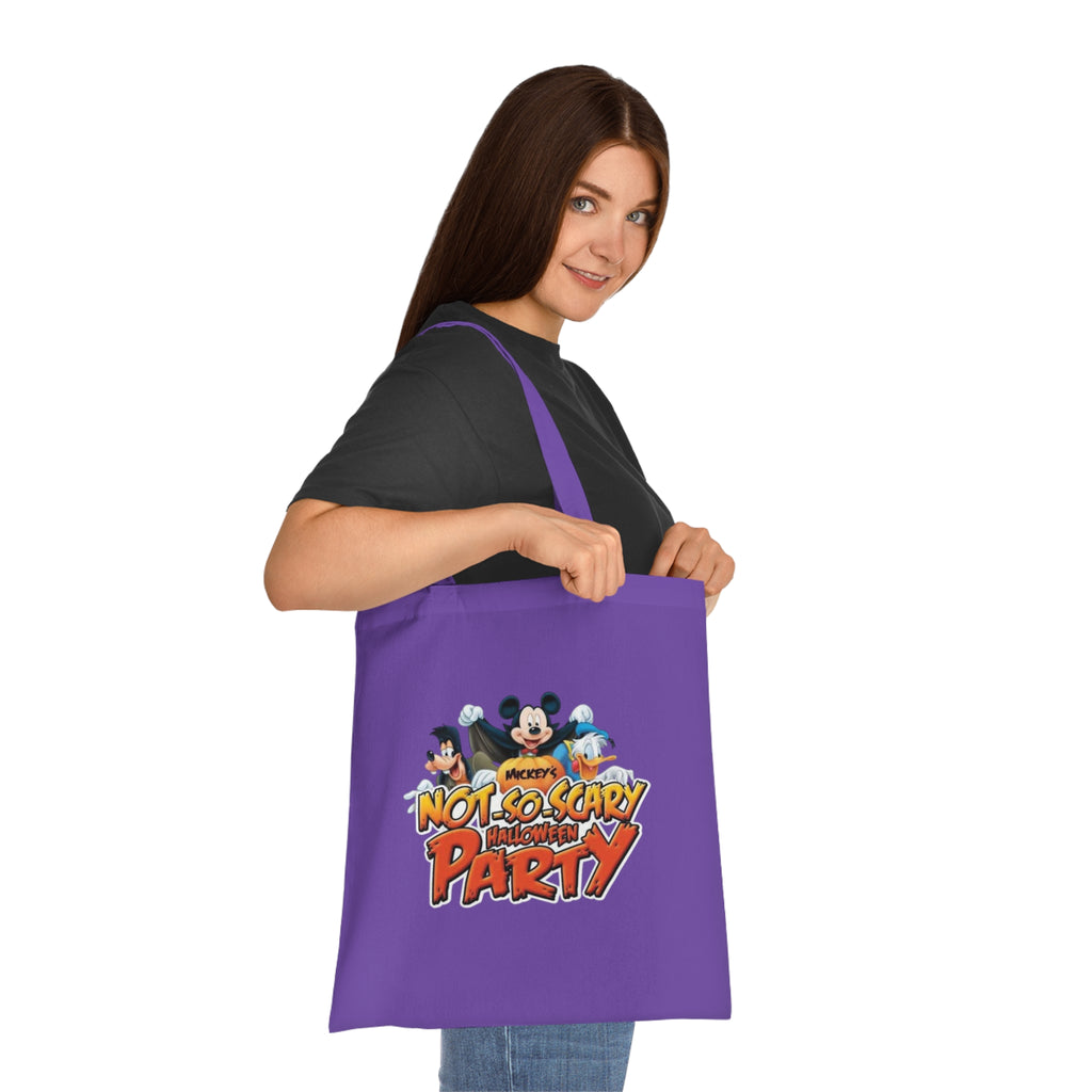 Mickey "Not So Scary Halloween Party" Cotton Tote — Disney Trick-or-Treat Bag