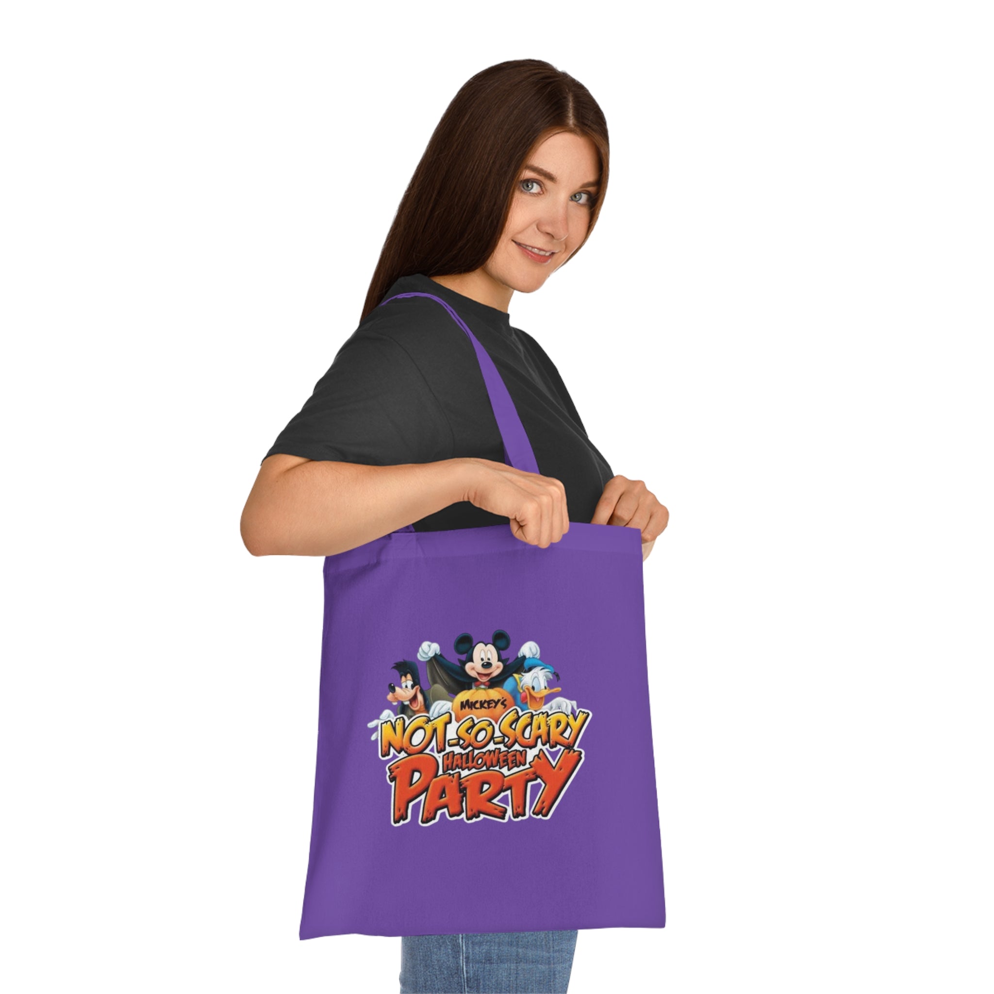 Mickey "Not So Scary Halloween Party" Cotton Tote — Disney Trick-or-Treat Bag