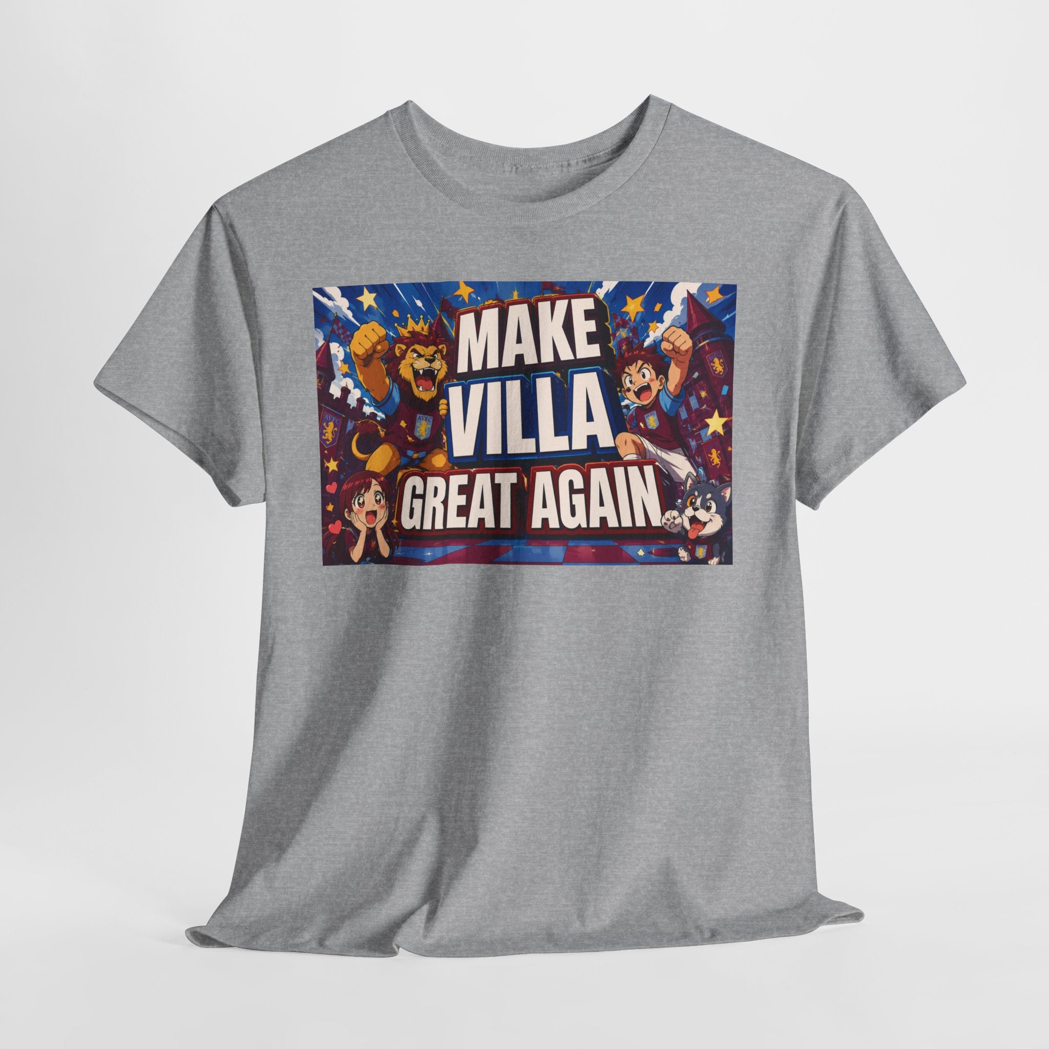 Aston VIlla Make Villa Great Again T-Shirt — Funny Political Parody Tee