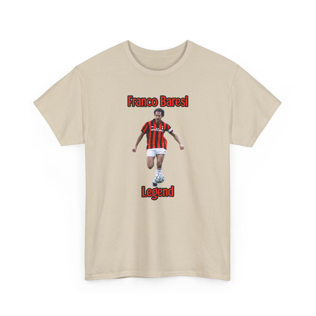 Franco Baresi Legend Tee — AC Milan Retro Soccer Graphic T-Shirt