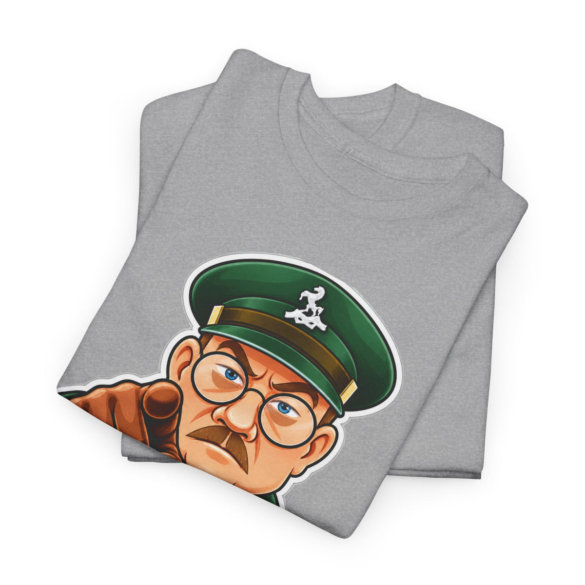 Don’t Tell Him Pike T-Shirt — Vintage Military Sergeant Pointing Graphic Tee