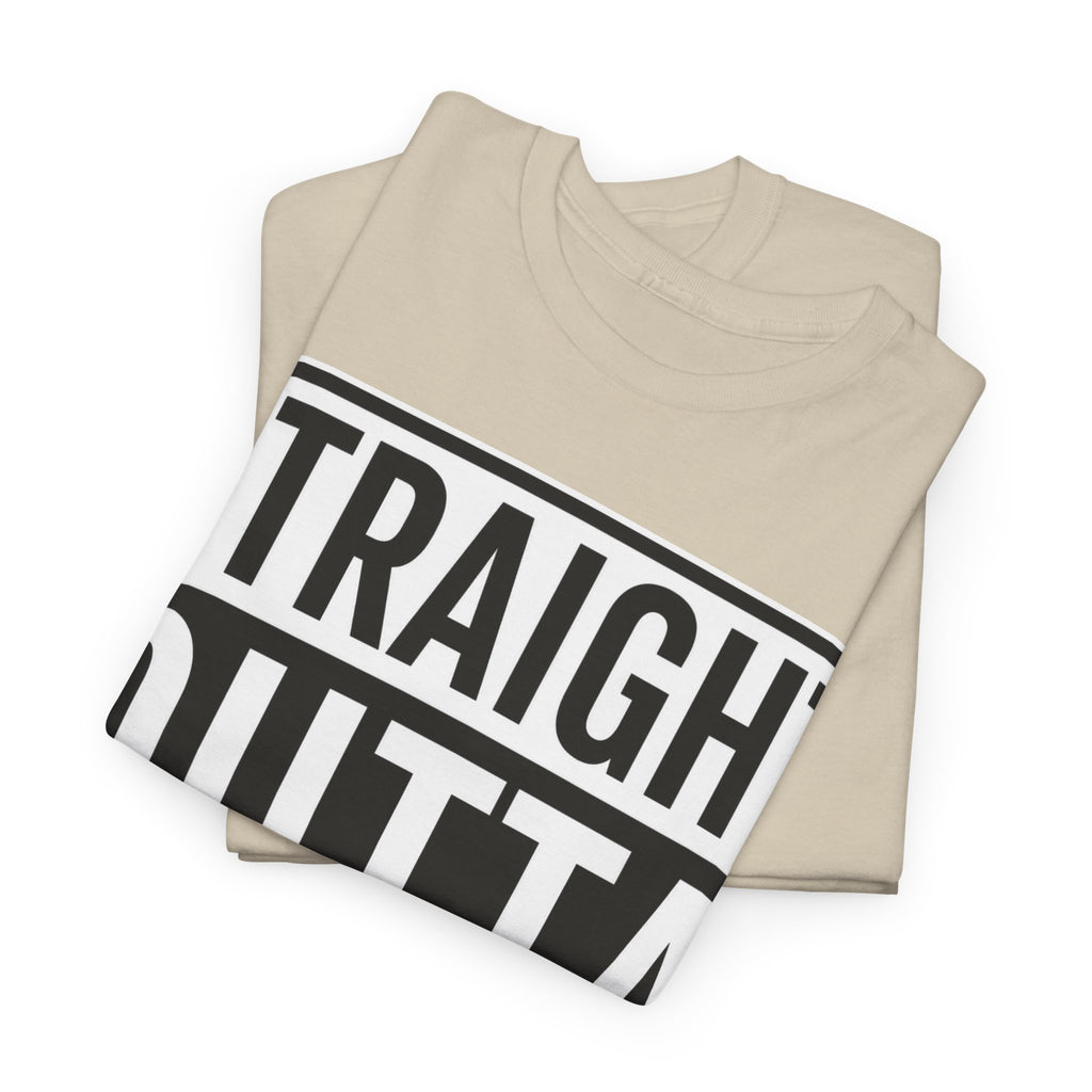 T-Shirt — "Straight Outta Mounjaro" Bold Typography Tee