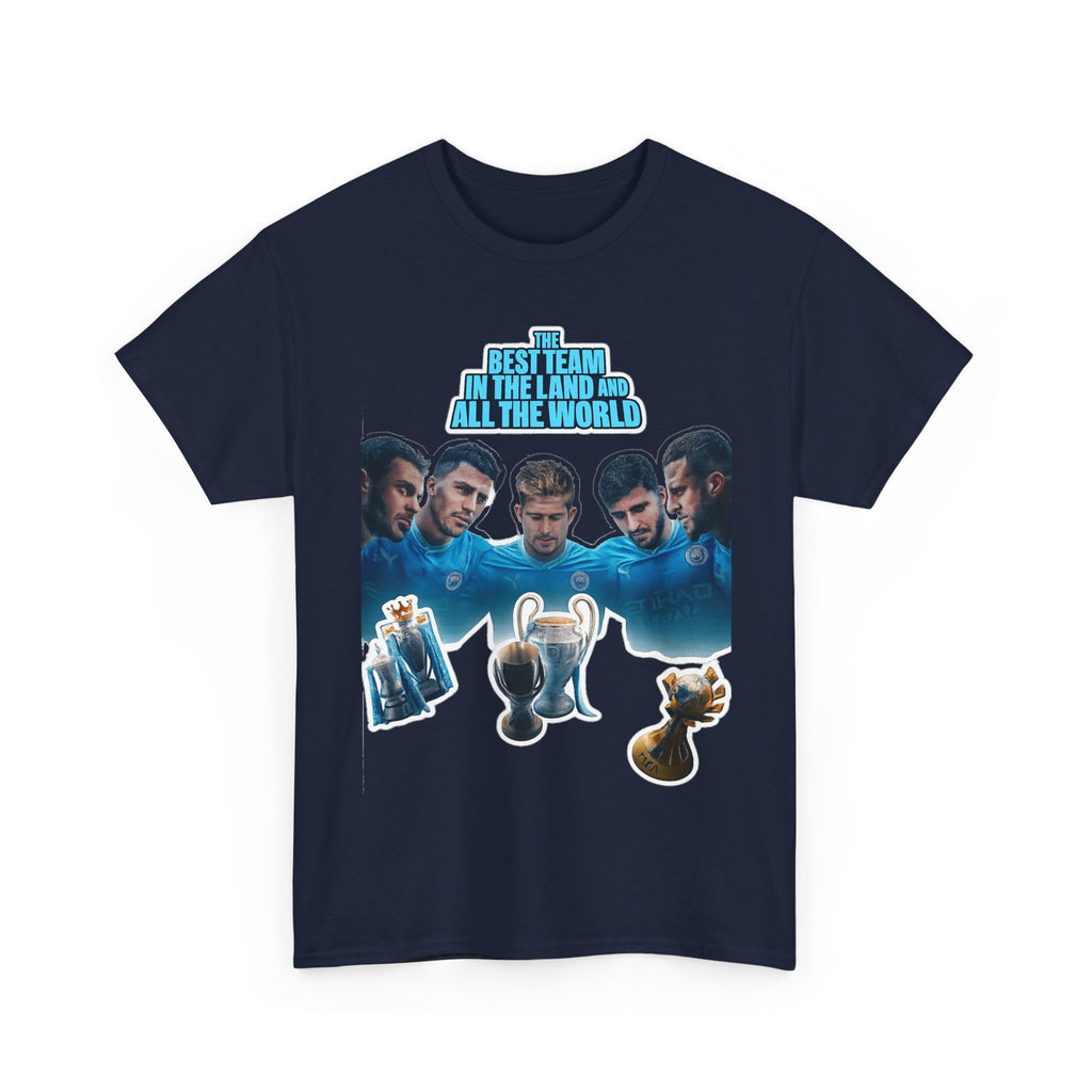 Manchester City — "Best Team in the Land and All the World" Cotton T-Shirt